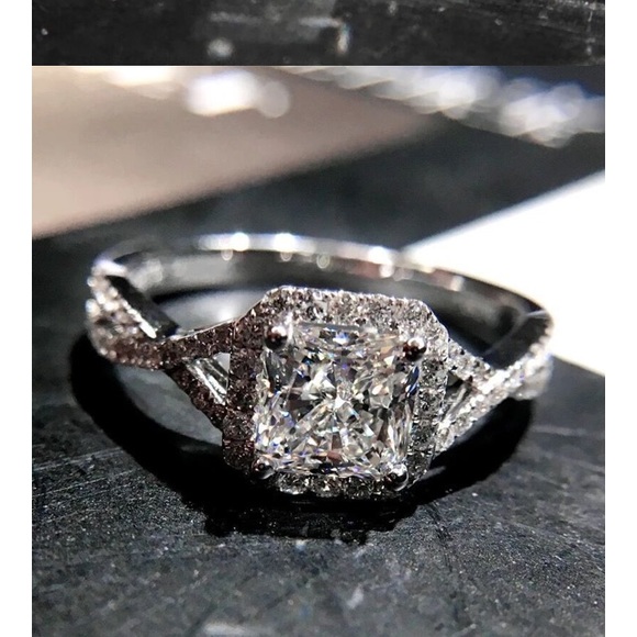 925 SILVER FILLED Cubic Zirconia - Picture 7 of 8